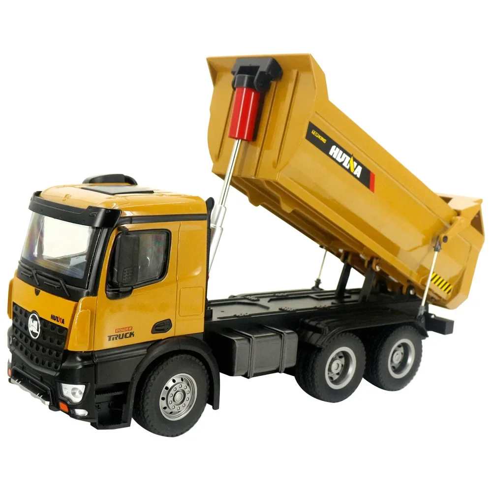 

2.4g Alloy Remote-controlled Dump Truck 1:14 Multifunctional Loader Excavator Engineering Vehicle Model Children's Fun Toy