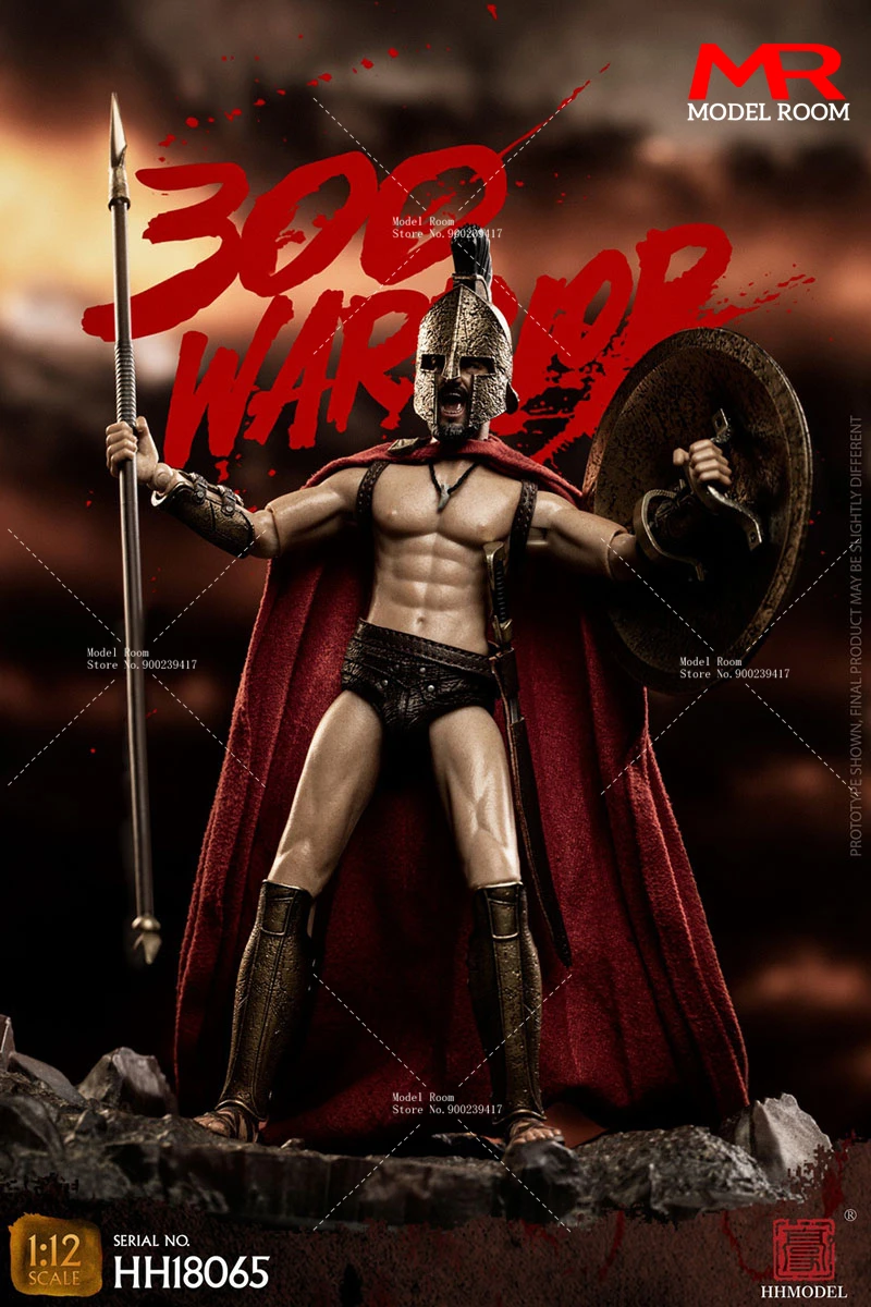 HHMODEL HH18065 1/12 Scale Sparta Warriors Action Figure 6'' Male Soldier Figurine Model Full Set Collectible Model