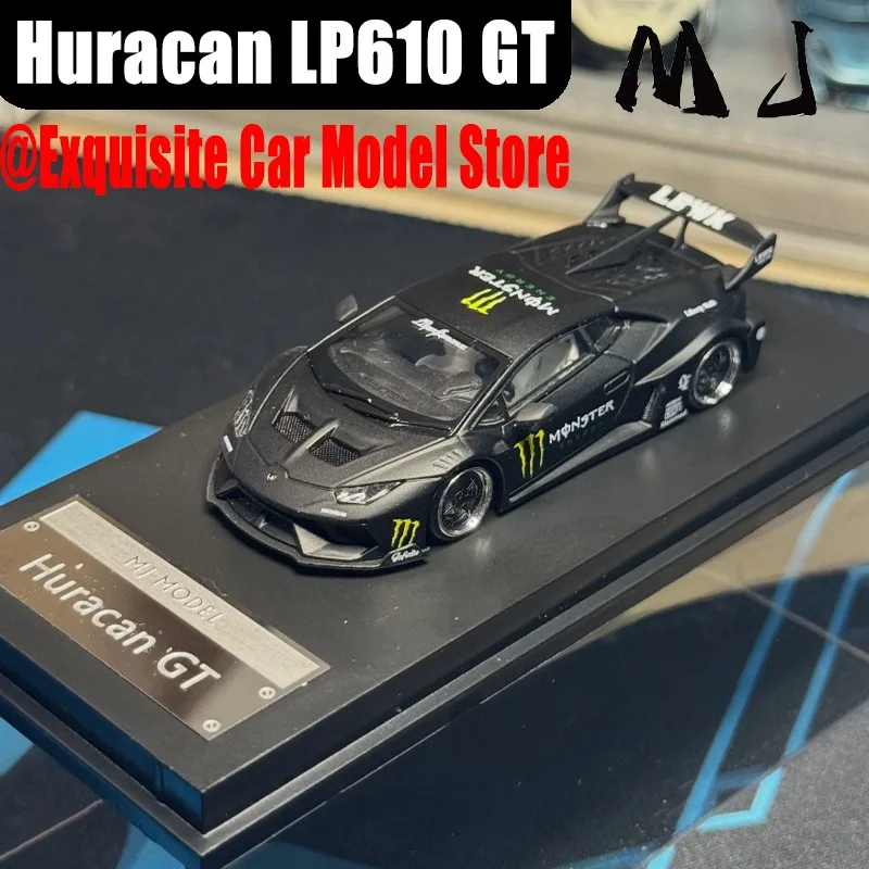 MJ 1/64 Huracan LP610 GT Alloy Motor Vehicle Diecast Models Car