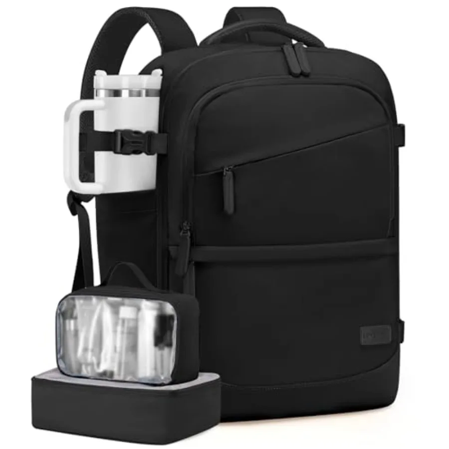 

Travel Backpack for Women and Men, 50L Carry on Backpack Airline Approved, Large TSA Personal Item Travel Bag fits 17.3" Laptop