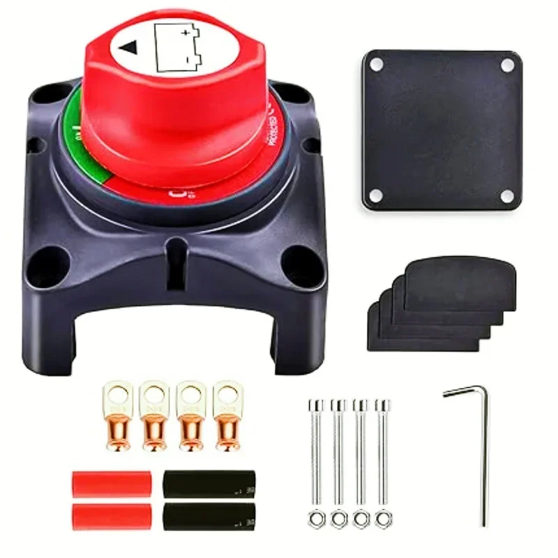 RV yacht 12-24V power-off switch, car modification battery accessories, anti-leakage protection battery knob