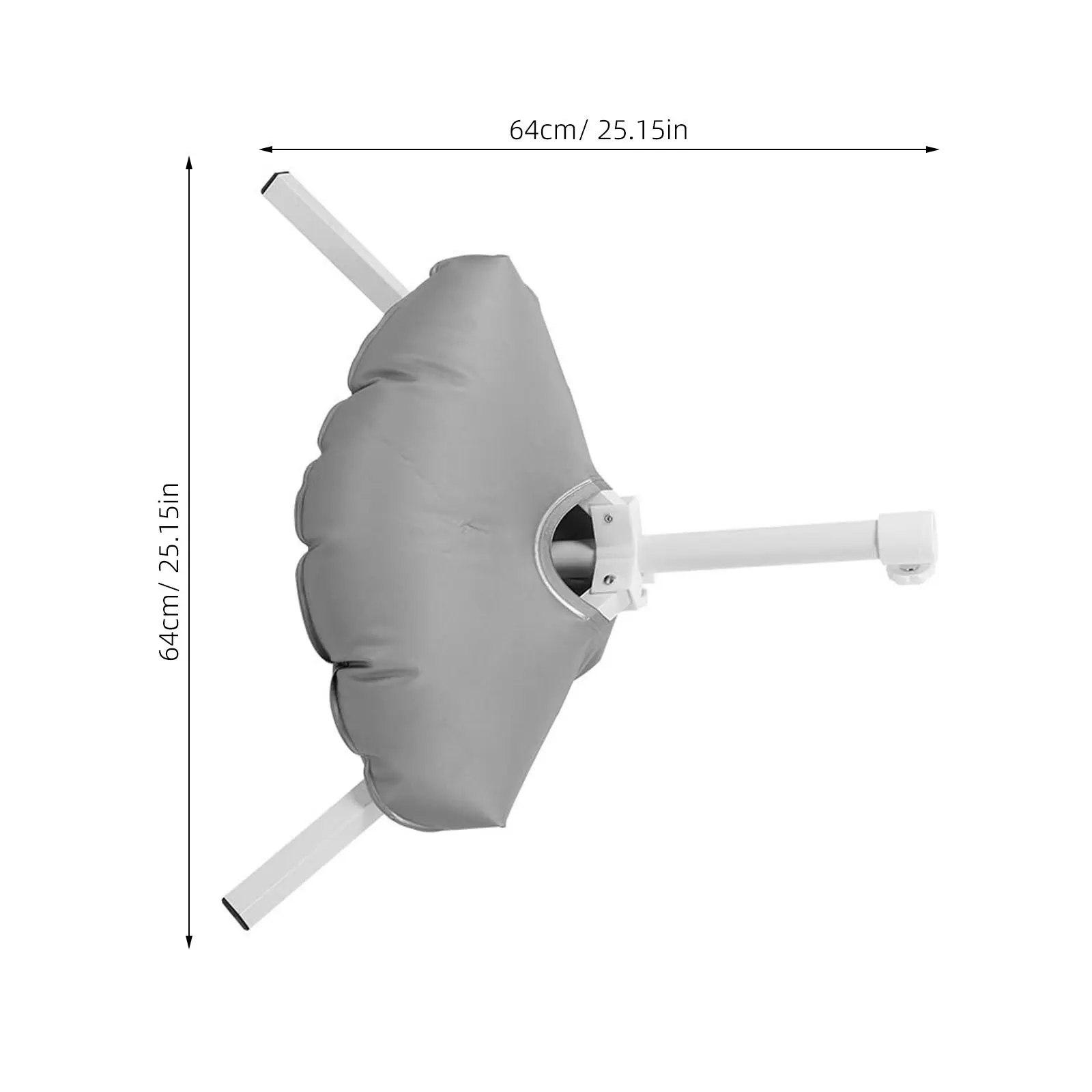1Set Metal Adjustable Folding Umbrella Base For Umbrella Stand For Patio PVC Construction Beach Strong