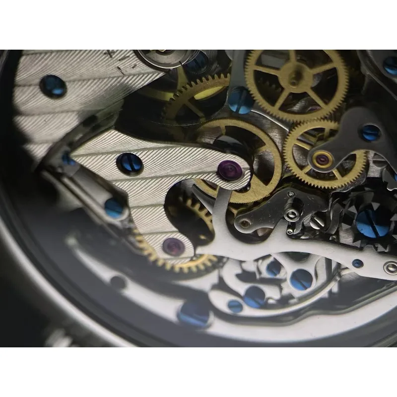 ستينغر مخصص باوهاوس دليل بسيط كرونوغراف فقاعة مرآة فينوس دليل آخر حركة خبز إبرة زرقاء