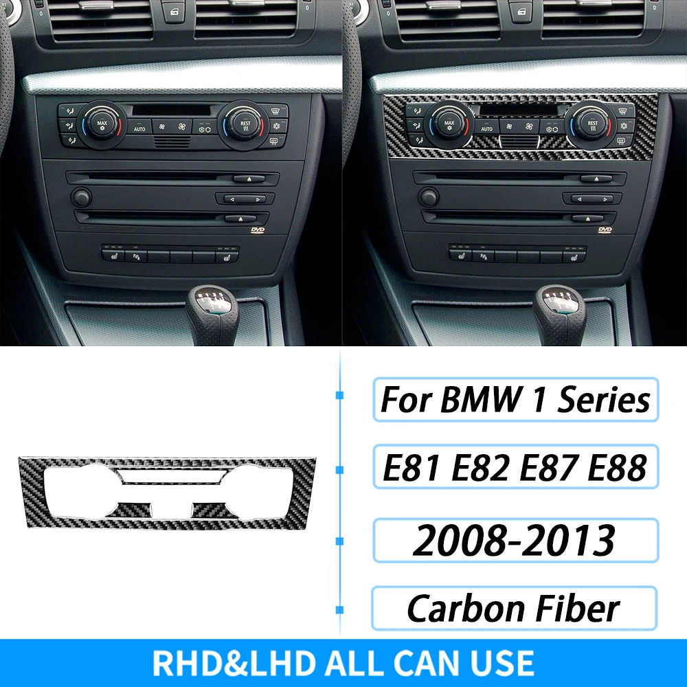 Voor BMW 1 Serie E81 E82 E87 E88 2008-2013 Koolstofvezel Stickers Automatische Versnellingspook Centrale Bedieningspaneel Power venster Lift