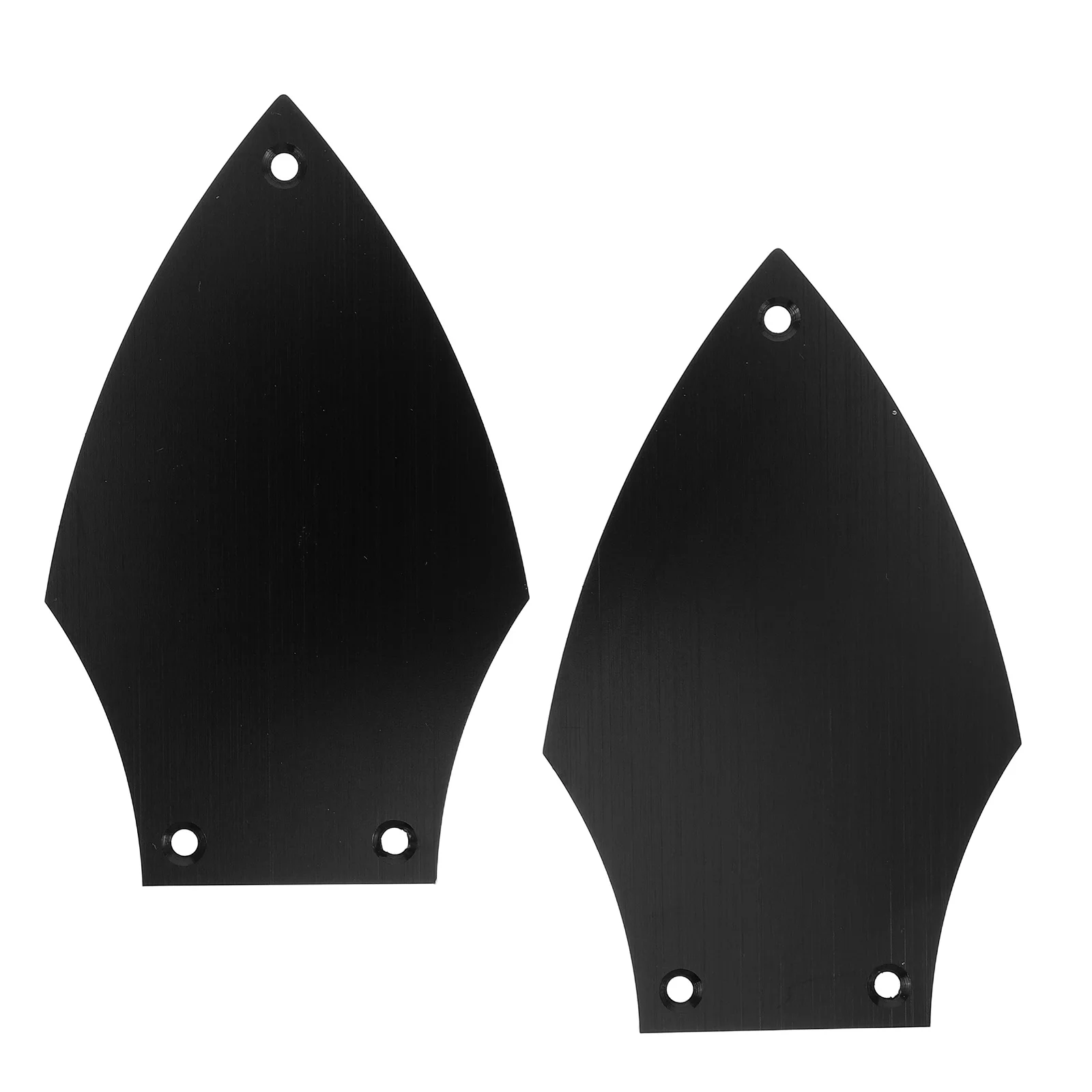 

2Pcs Bass Guitar Truss Rod Metal Backplate Neck Plate Replacement Triangle Truss Rod Holder Guitar Maintenance Parts