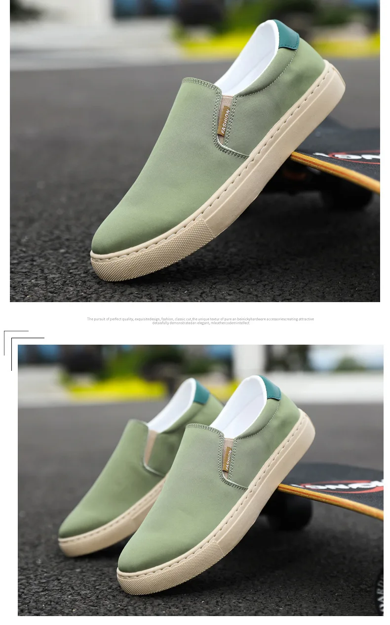Neue weiße Slip-On-Leinenschuhe für Herren, vulkanisierte Sneakers, Studenten- und Jungen-Loafer, Espadrilles, lässige Herren-Fahr- und Golfschuhe, Größe 47 48. – Detail 24