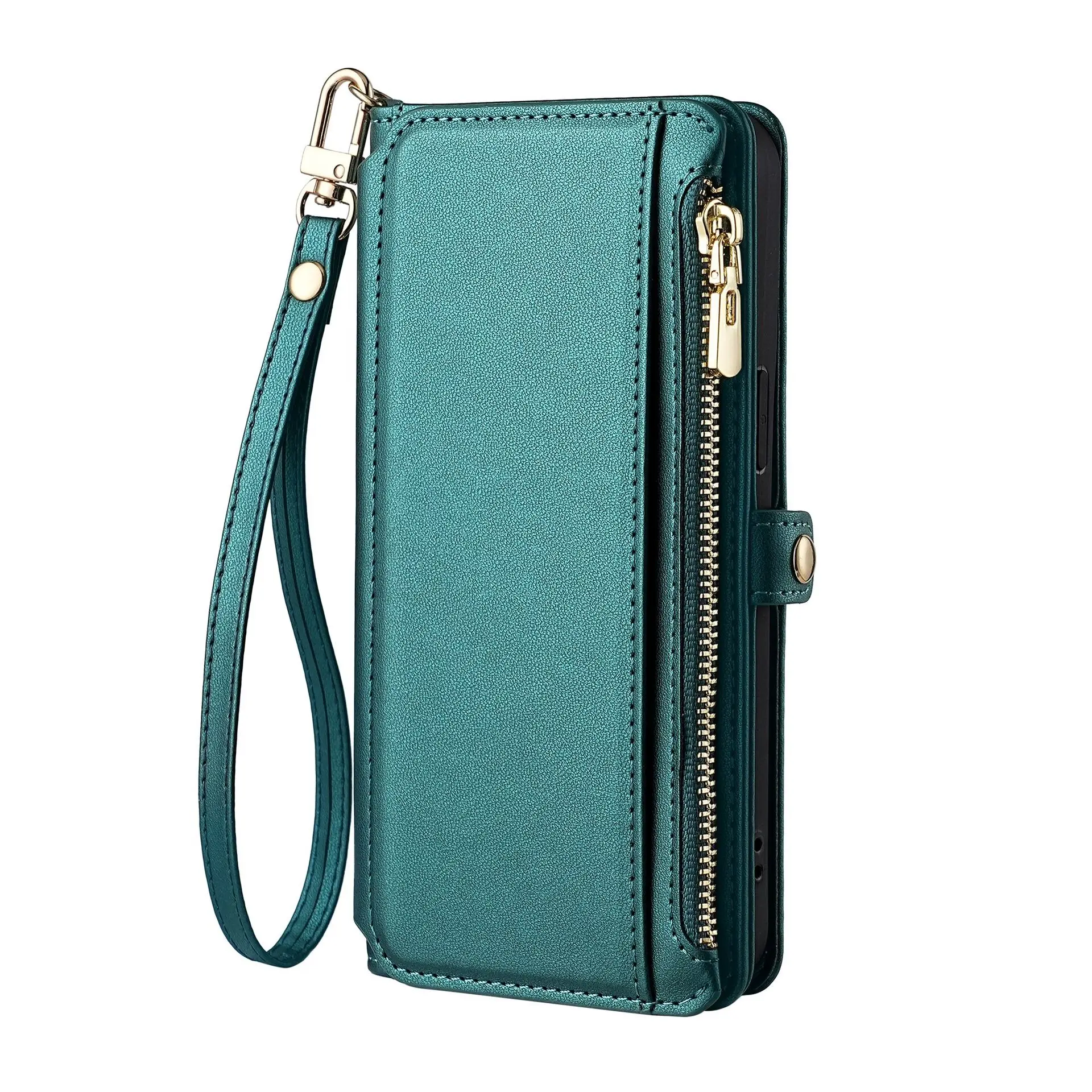 

Чехол-кошелек на молнии для OnePlus 12 12R 11 11R 10 Pro 10R 10T 9 9R 9RT 8 8T 7 7T 6 6T 5 5T Кожаный чехол через плечо Multi 7 карточек