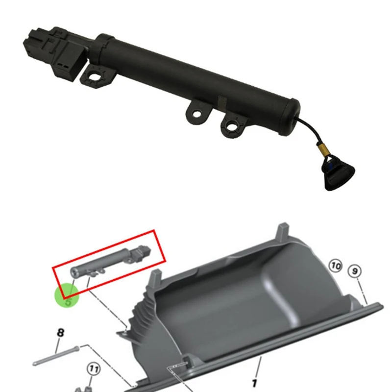 Car Tool Box Shock Absorber 51165A57544 For BMW 5 Series G60 G68 2024+ Glove Box Shock Absorber