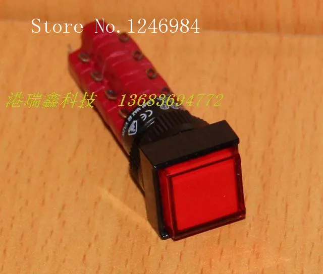 M16 lock reset button switch DECA Progressive Alliance square four -point switch D16LMS1-4AB D16LAS1-4AB R G B WH Y O --5pcs/lot