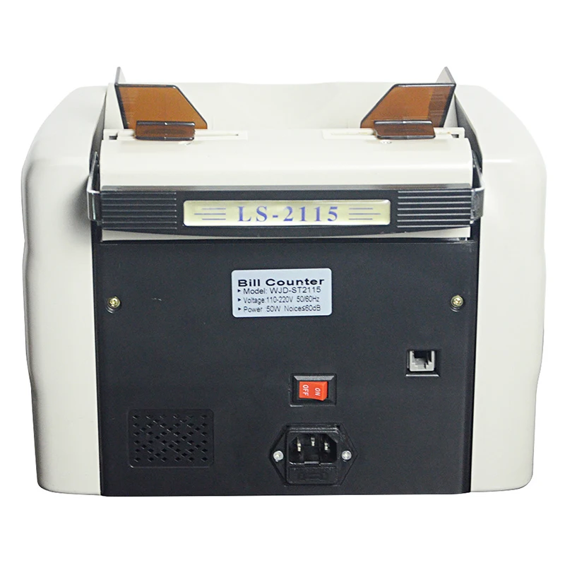 ST-2115 Money Counter Machine, Bill Counterfeit Detection, UV/MG, Display LED, Multi-idiomas para Pequenas Empresas