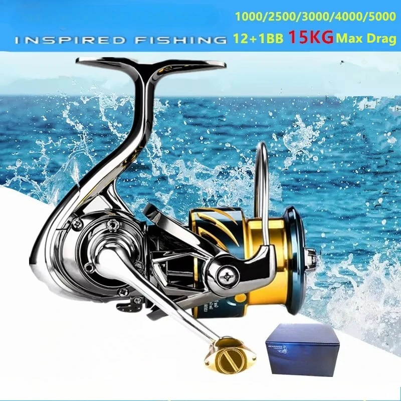 metal-fishing-reel-12-1bb15kg-max-drag-anti-seawater-rotating-reel-1000-5000