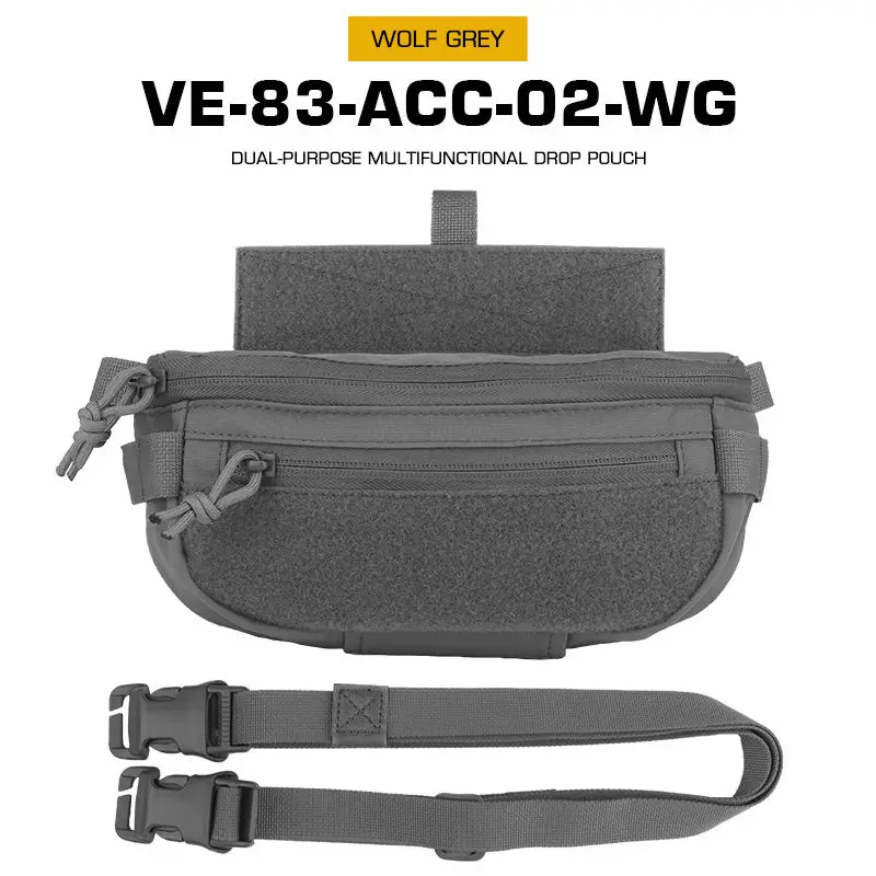 Taktische Drop Pouch Aufhänger Tasche Kompakte Bauch Dangler Pack Quick Release Schulter Tasche Weste Platte Träger Airsoft Ausrüstung