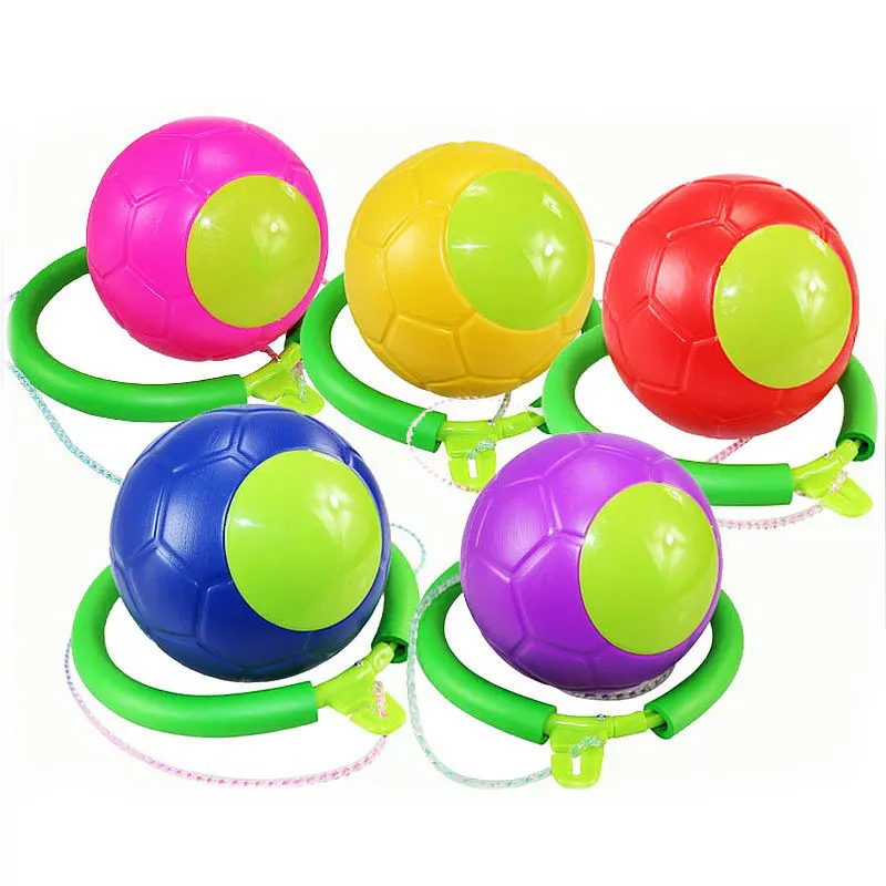 

Kid's Fun Bouncing Ball Exercise Coordination And Balance Outdoor Single Leg Bouncing Ball Bouncing Ball Toy Kid Skipping Toy