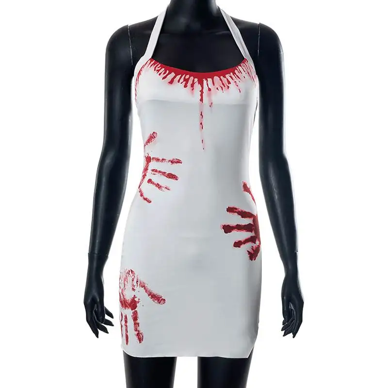 Pinkbomb Spicy Girl loween Ne حزام معلق Dr Palm Print Bal Slim Fit But Covering ملهى ليلي Dr