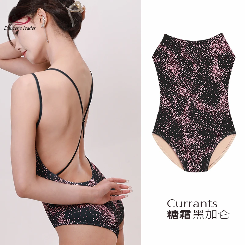 บัลเล่ต์ Leotard สําหรับผู้หญิงฝึกเสื้อผ้า Candy สี Frostbite พิมพ์ยิมนาสติกผู้ใหญ่ Air โยคะเครื่องแต่งกาย