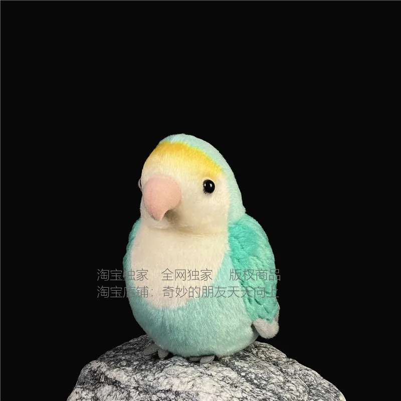 

Adorable Green-Capped Peacock Parrot Plush Toy for Stress Relief Kids Girl Birthday Gift
