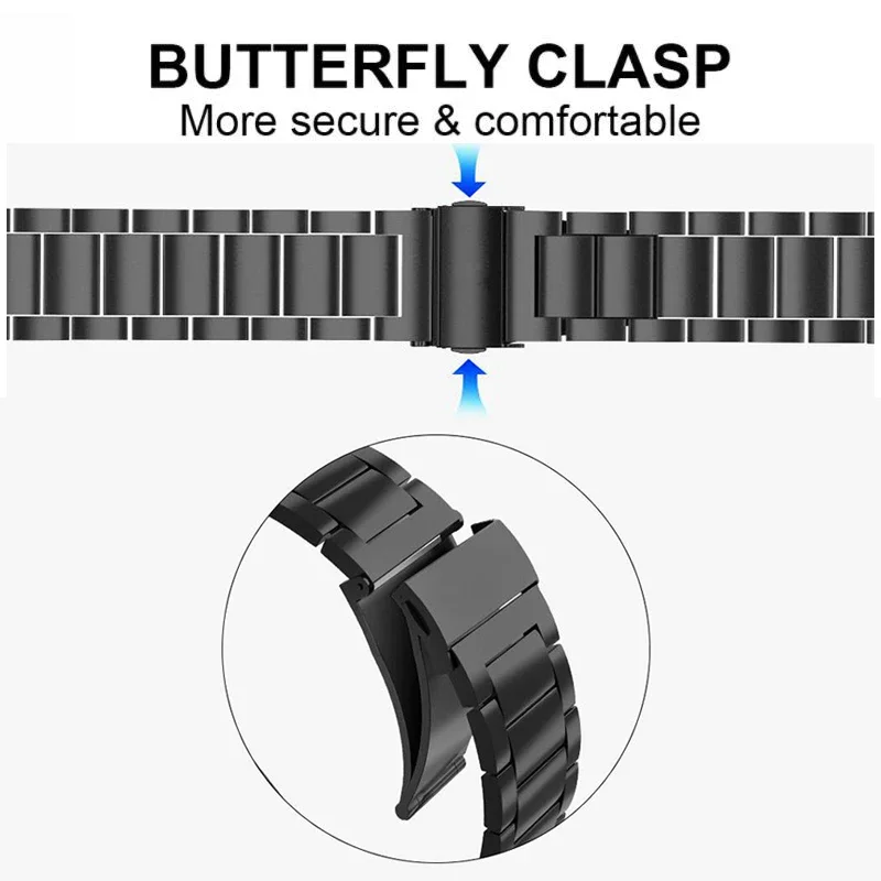 Stainless Steel Strap for Redmi Watch 5 4 Metal Replaceable Watchband Bracelet Wristband For Xiaomi Miband 8 Pro/Miband 9 Pro