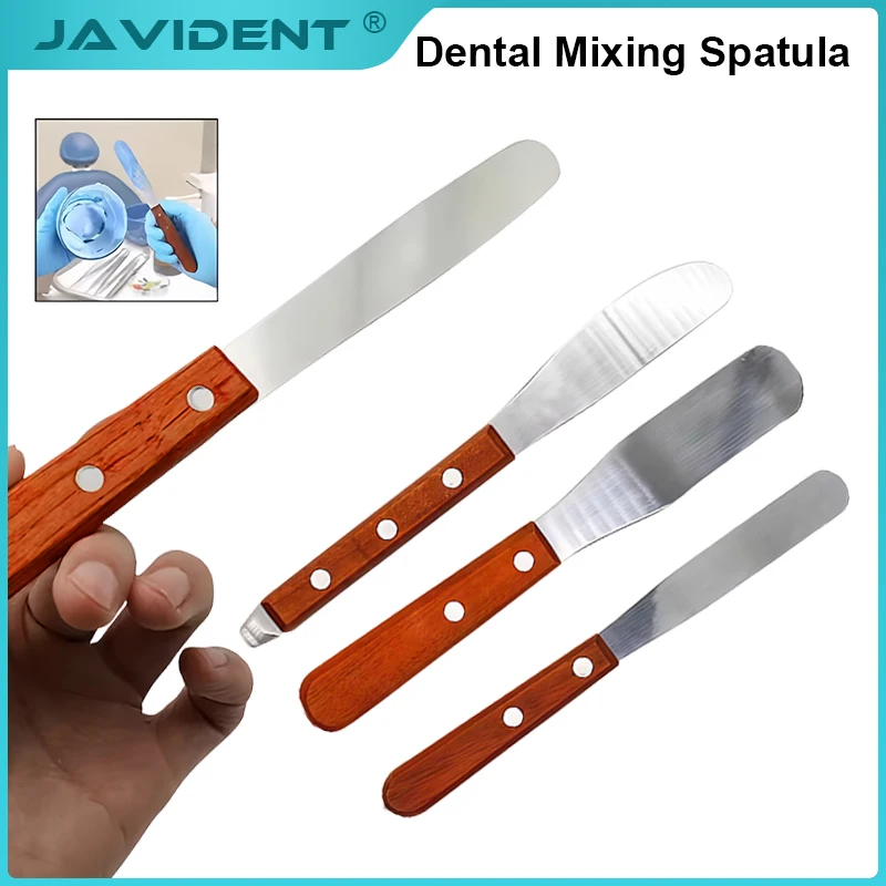 1Pcs Dental Stainless Steel Plaster Mixing Spatula, Stainless Steel Plaster Mixing Tool, Dental Instruments and Materials
