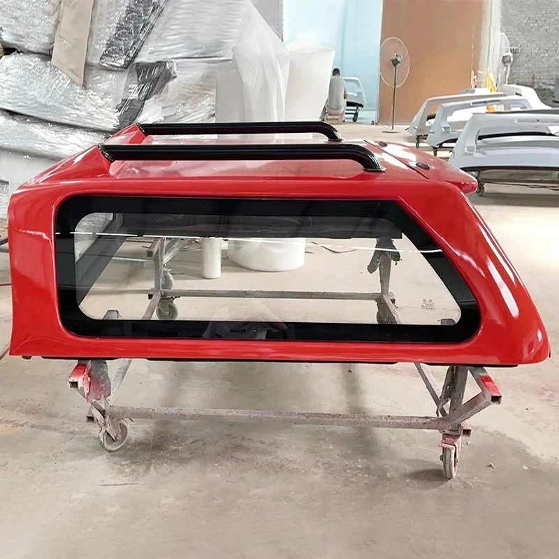 

2023 Custom Pickup Fiberglass Hardtop Canopy Roof Customizable Off-Road Truck Canopy with Clear Windows