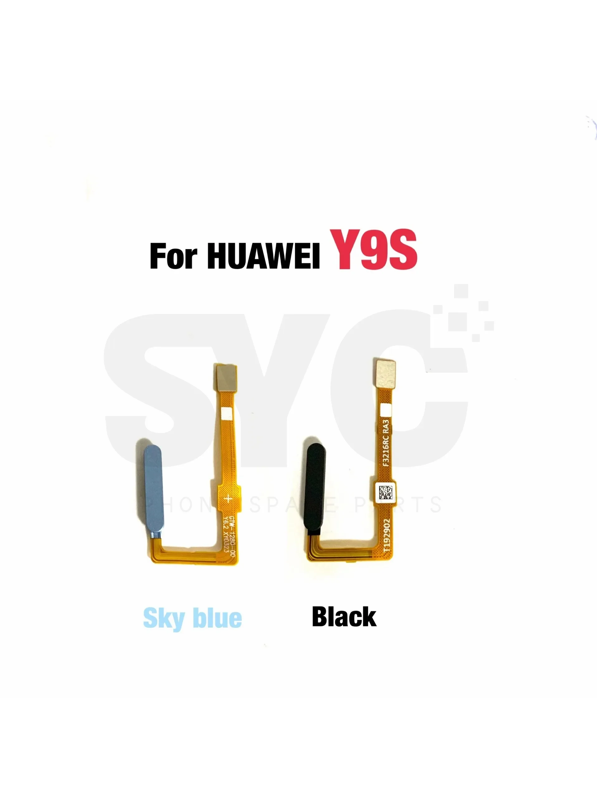 Dla Huawei Y9S Przycisk Home Czujnik linii papilarnych Powrót Włączanie i wyłączanie Elastyczny kabel — zdjęcie 2