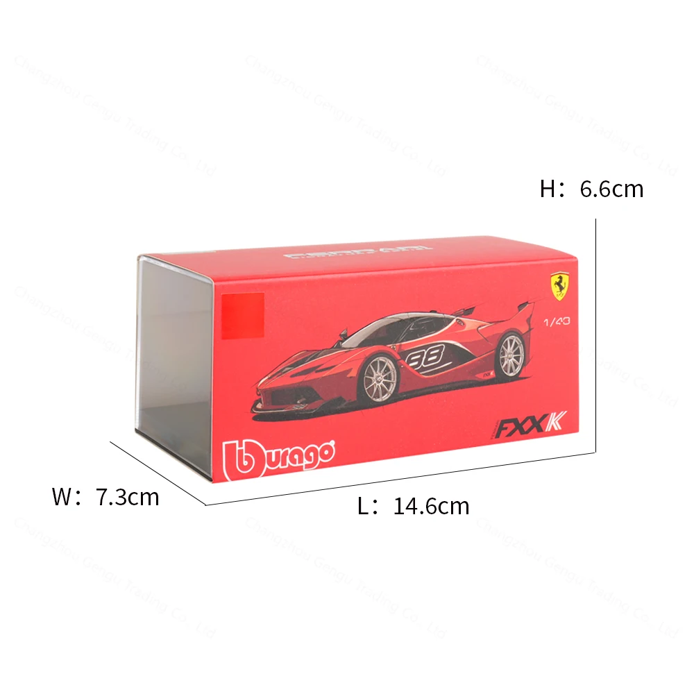 Bburago 1:43 Ferrari FXX K Static Die Cast Vehicles Collectible Model Car Toys