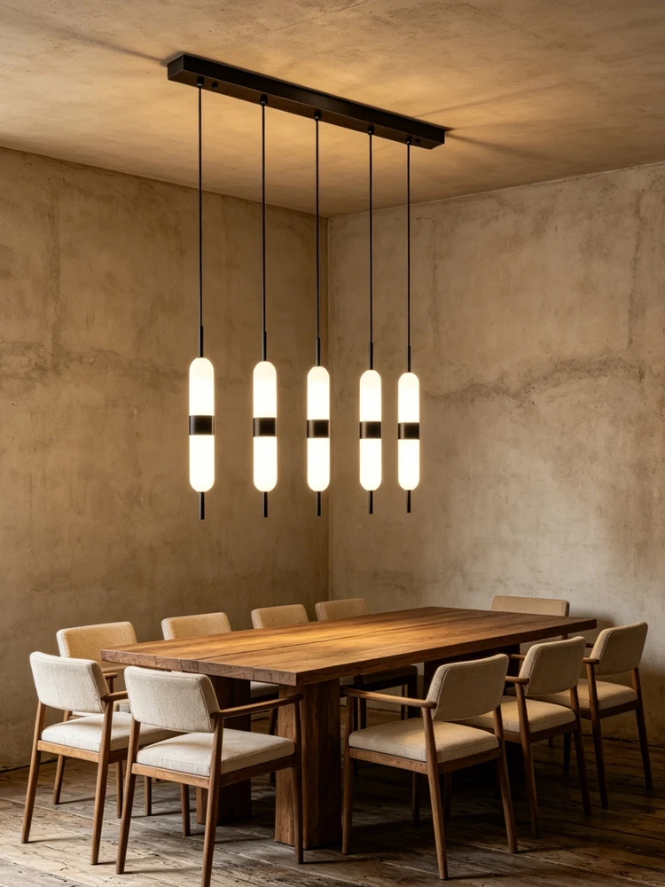 Modern LED Minimalist Style Chandelier Hanging Restaurant Decoration Pendant Light Hotel Bedroom Bedside Lamp Indoor Lighting