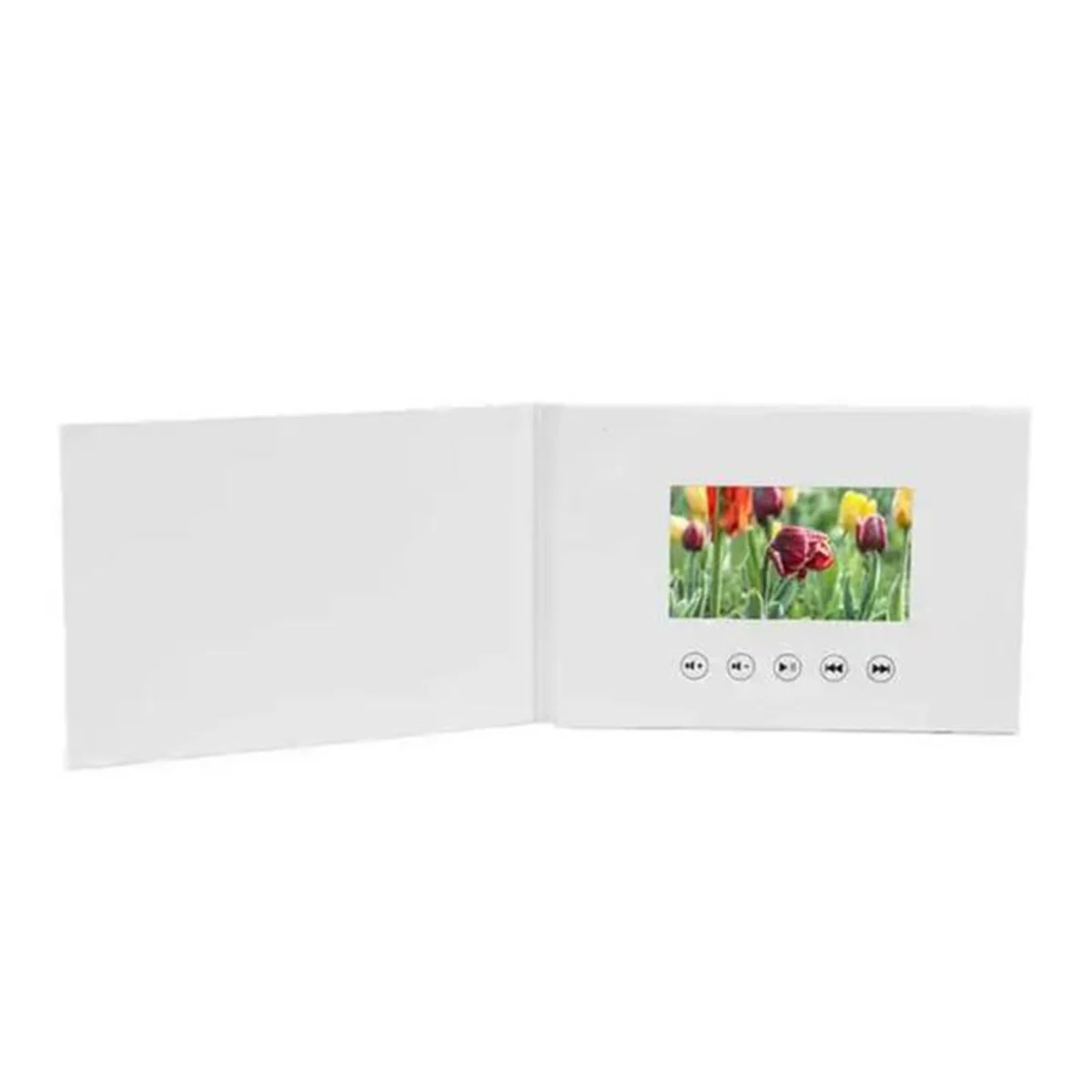 SMIEA 4,3-calowa karta wideo 4 GB Lcd Zaproszenie Prezent Muzyka Kartka z życzeniami Przesyłanie wideo Zaproszenie ślubne Cyfrowa ramka