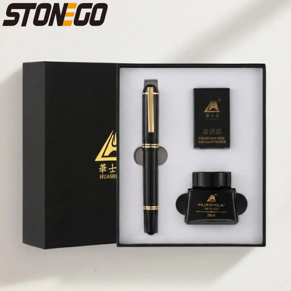 

Luxury Wood Fountain Pen Set Exquisite Writing Gift Box Ideal for Graduation Birthday Business Gifts