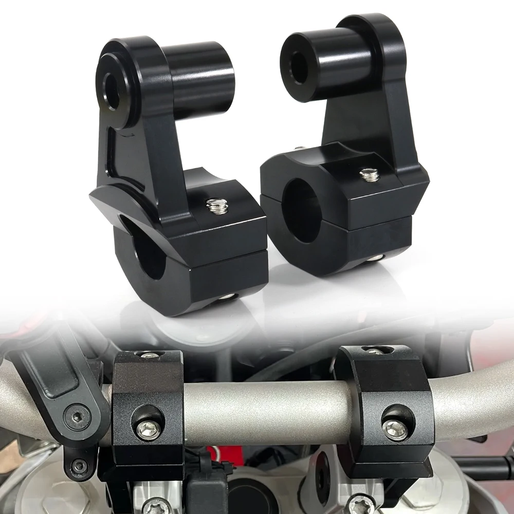 

For Triumph Thruxton 900 Thunderbird Bonneville 790 Bobber T100 T120 Rocket III 3 25.4mm Motorcycle Handlebar Risers Mount Clamp