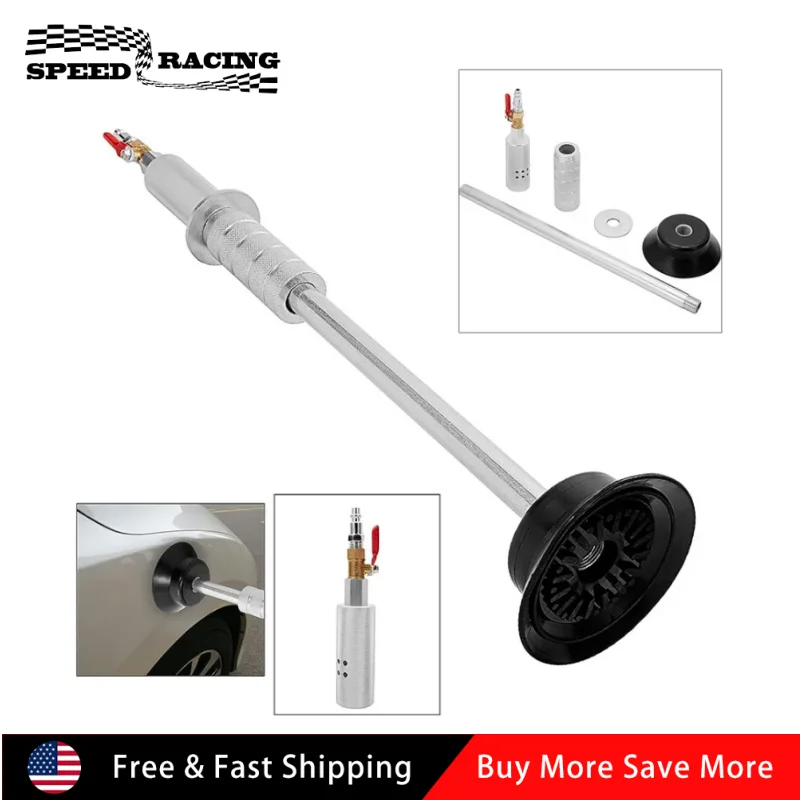 

Universal Steel Automotive Air Pneumatic Dent Puller Body Repair Suction Rubber Cup Slide Hammer Tool Sliver