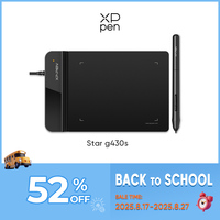 XPPen Star G430S Graphics Tablet 4x3 Inch Digital Drawing Tablet 8192 Levels Mini Tablet for OSU Game with Battery-free Stylus