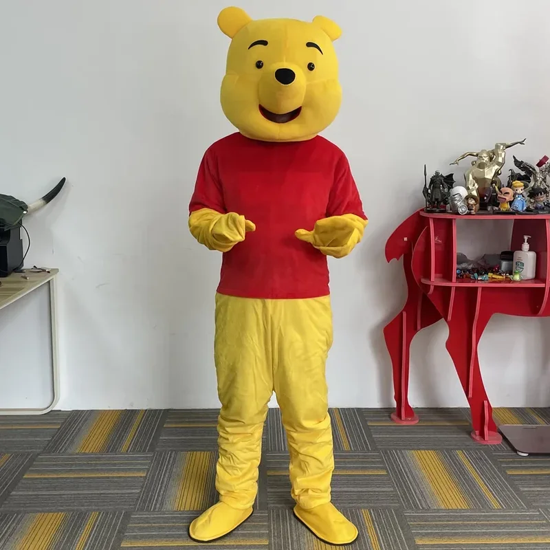 코스프레 컷 곰돌이 푸우 곰 마스코트 코스튬 만화 캐릭터 코스튬 광고 코스튬 파티 동물 카니발 축하