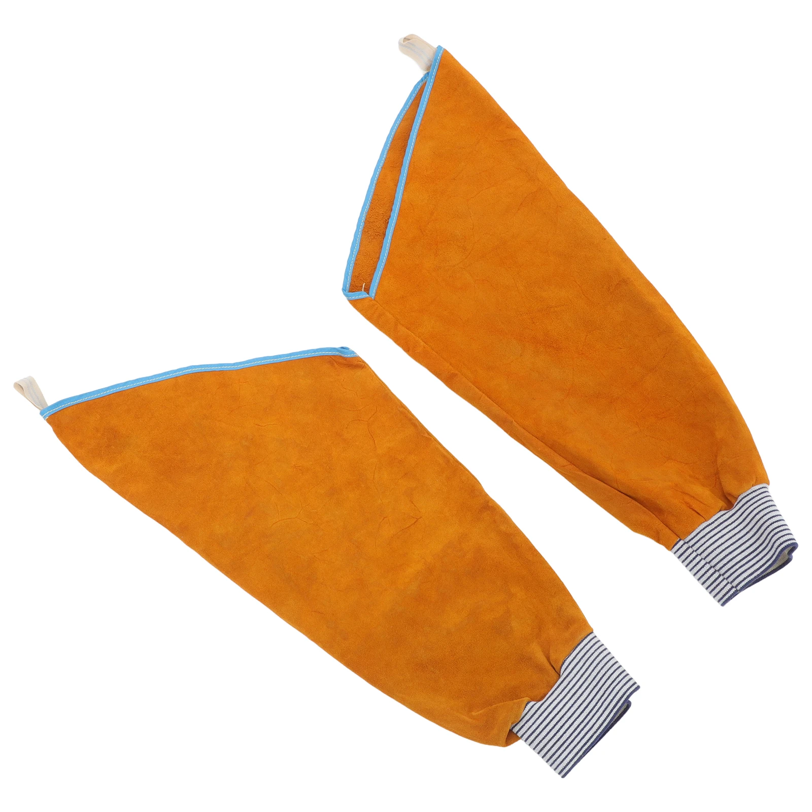 

Fireproof Welding Sleeves Thick Cowhide Heavy Duty Long Arm Protection Heat and Spark Resistant Working Sleeves