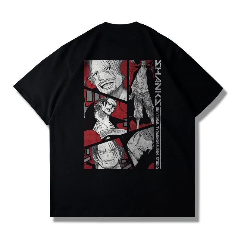 Japanese Anime ONE PIECE ONE PIECE Short-sleeved T-shirt Summer Loose Tide