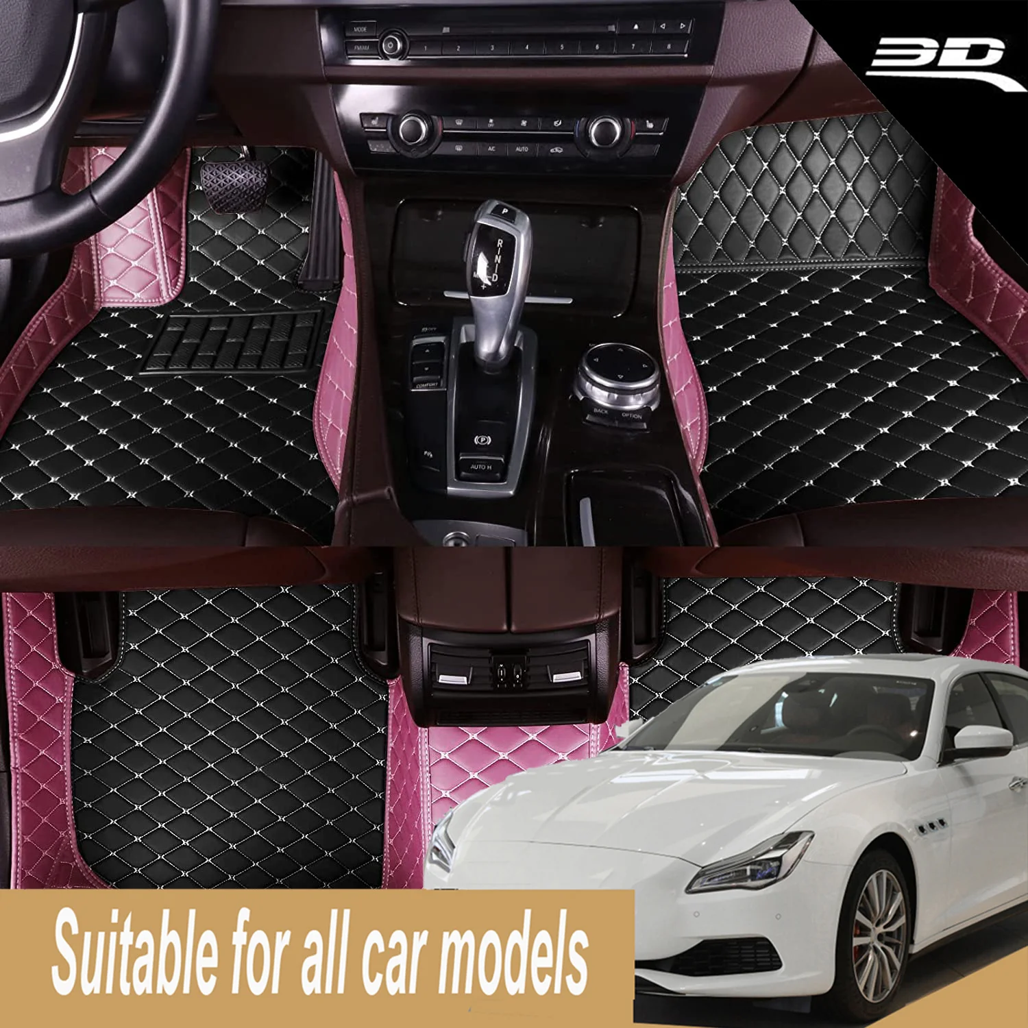 

Custom Car Floor Mats For Citroen Citroën C3 2014-2023 Auto Carpets Accessories Waterproof Leather Floor Liners