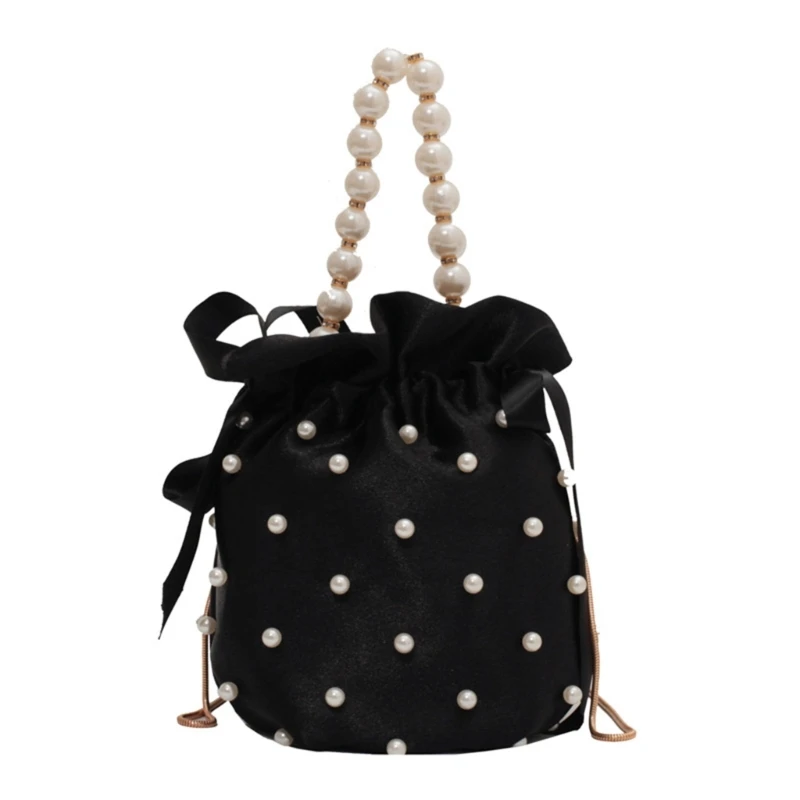 Bolsa de ombro crossbody bolsas para mulheres pérola imitação bolsa festa sacos de noite