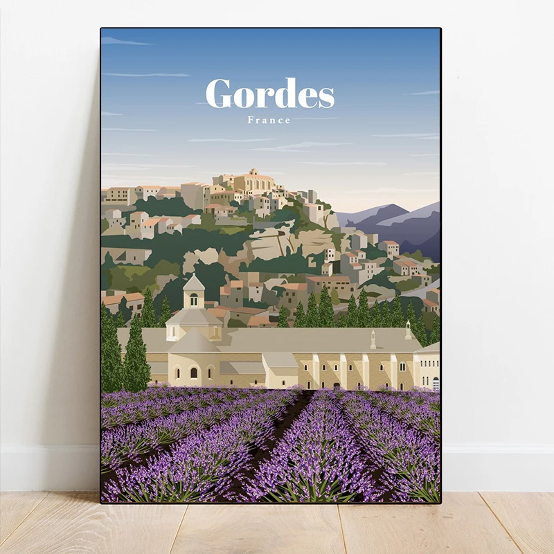Amsterdam Tokyo London Iceland Bali Vancouver Travel Posters Canvas Painting Prints Modern Wall Art Picture for Home Decoration