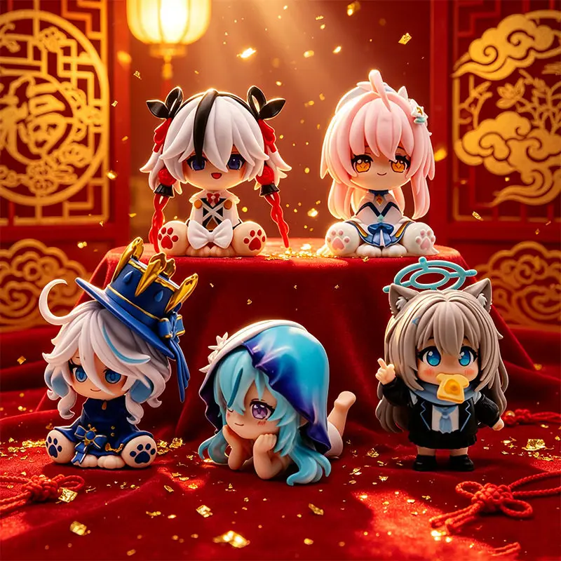Wuthering Waves Genshin Impact Trendy collectible figures GK anime girl figures and related display items