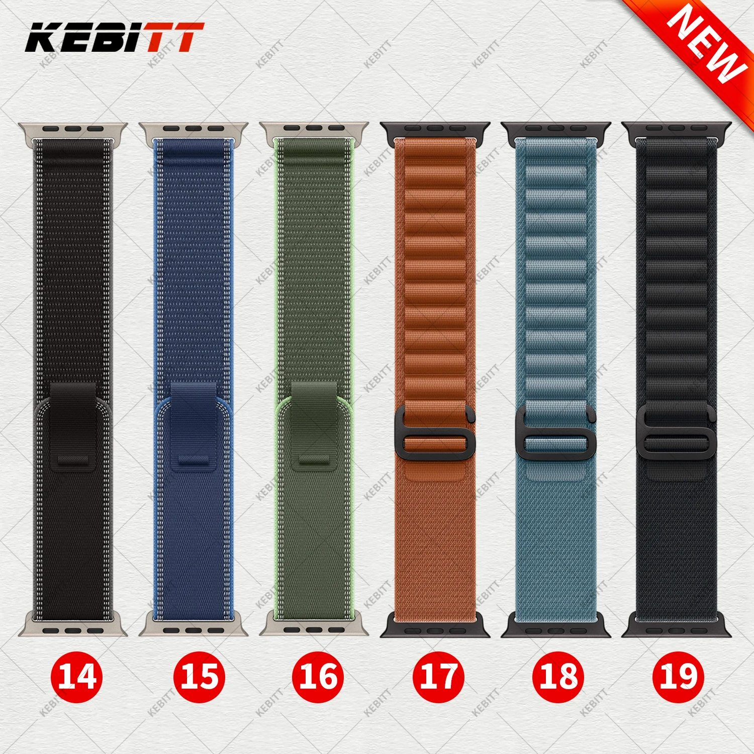 جديد Kebitt 2025 جولة واحدة Iwatch العصابات لساعة أبل الترا 3 2 سلسلة 11 10 9 8 7 6 5 حزام الغوص 46 مللي متر 45 49 مللي متر