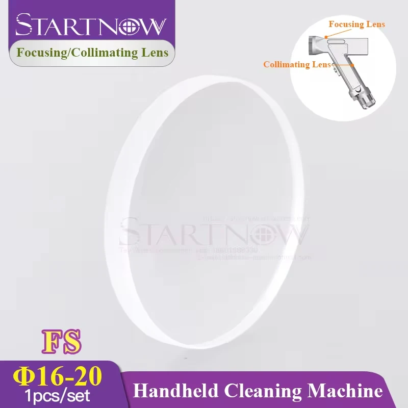 2 Lentilles De Nettoyage D20mm F800 Pour Machine Laser 4 En 1 - Quartz, Focale 800mm