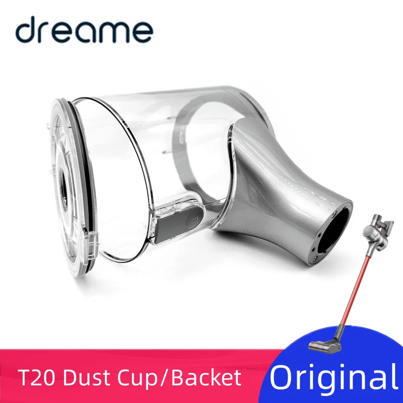 Original Dust Cup Dustbin Assembly for Dreame T20 Vacuum Cleaner Spare Accessories Parts Dust Backet