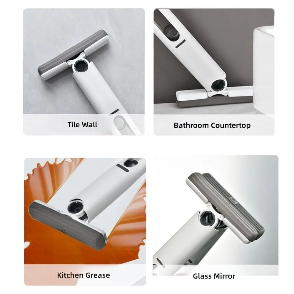 

Мини-швабра для мытья без помощи рук, губка для сухой и влажной уборки, многофункциональный инструмент для очистки артефактов двойного назначения для ленивого стола