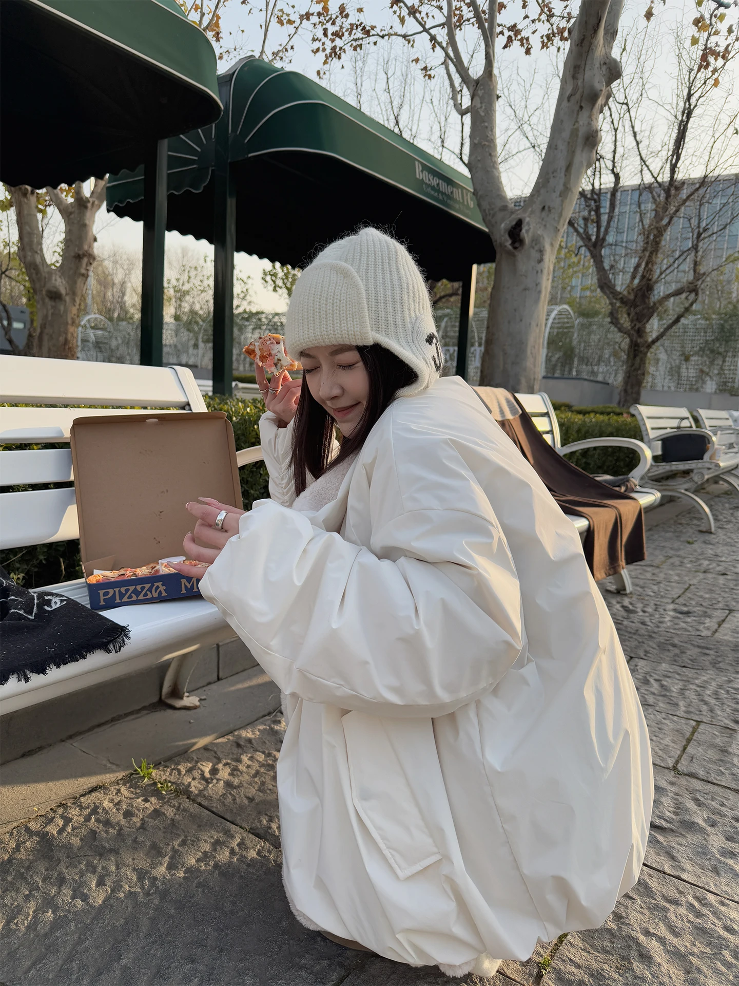 

Двусторонняя куртка с воротником из овечьей шерсти, новая модель для зимнего сезона, повседневное свободное пальто для женщин от Here Yaya