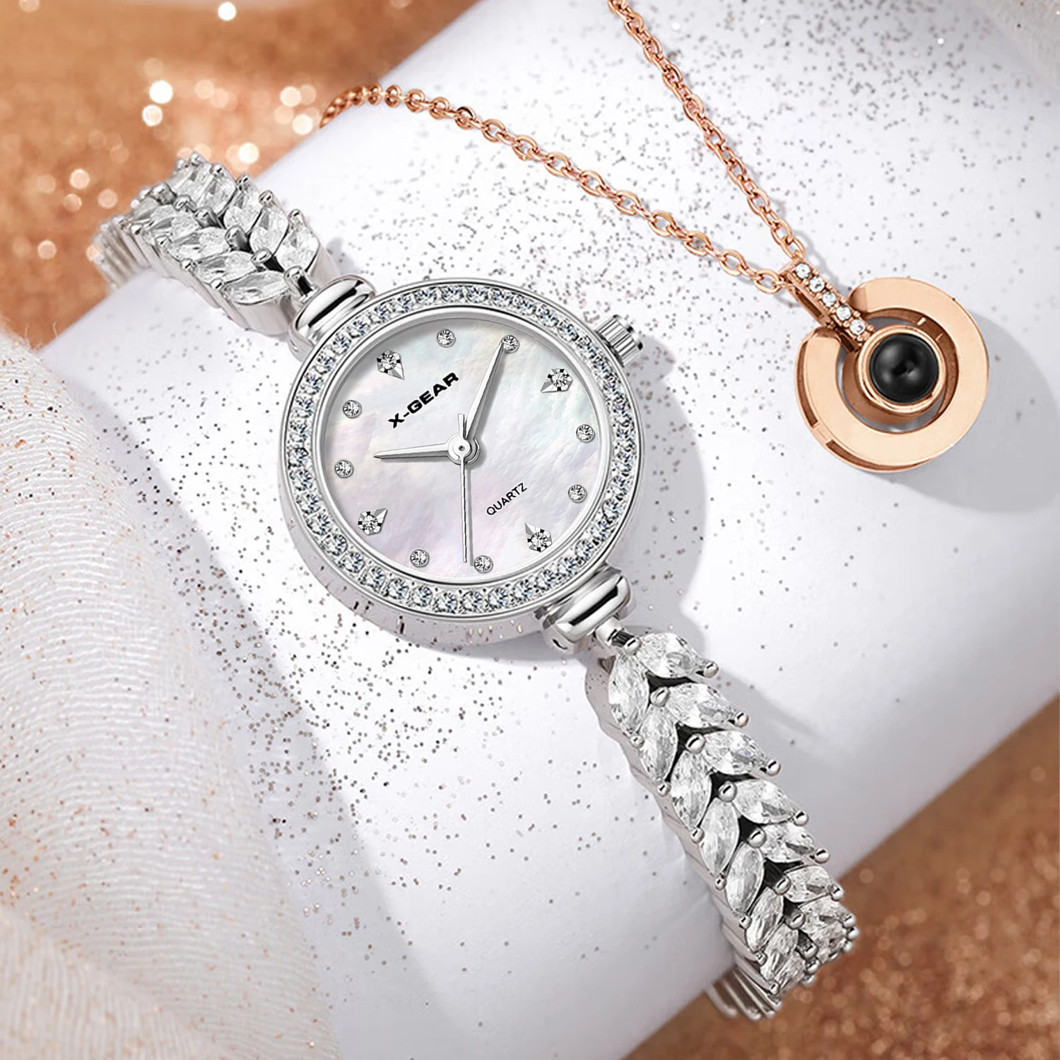 Luxury X I Watch - Элегантные кварцевые часы-браслет с маленьким циферблатом
