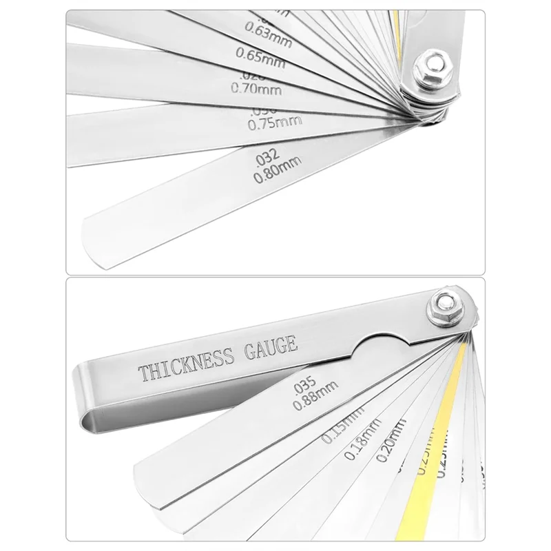 Набор телескопических датчиков диапазона от 1/8 до 1/2 дюйма и стального щупа с двойной маркировкой