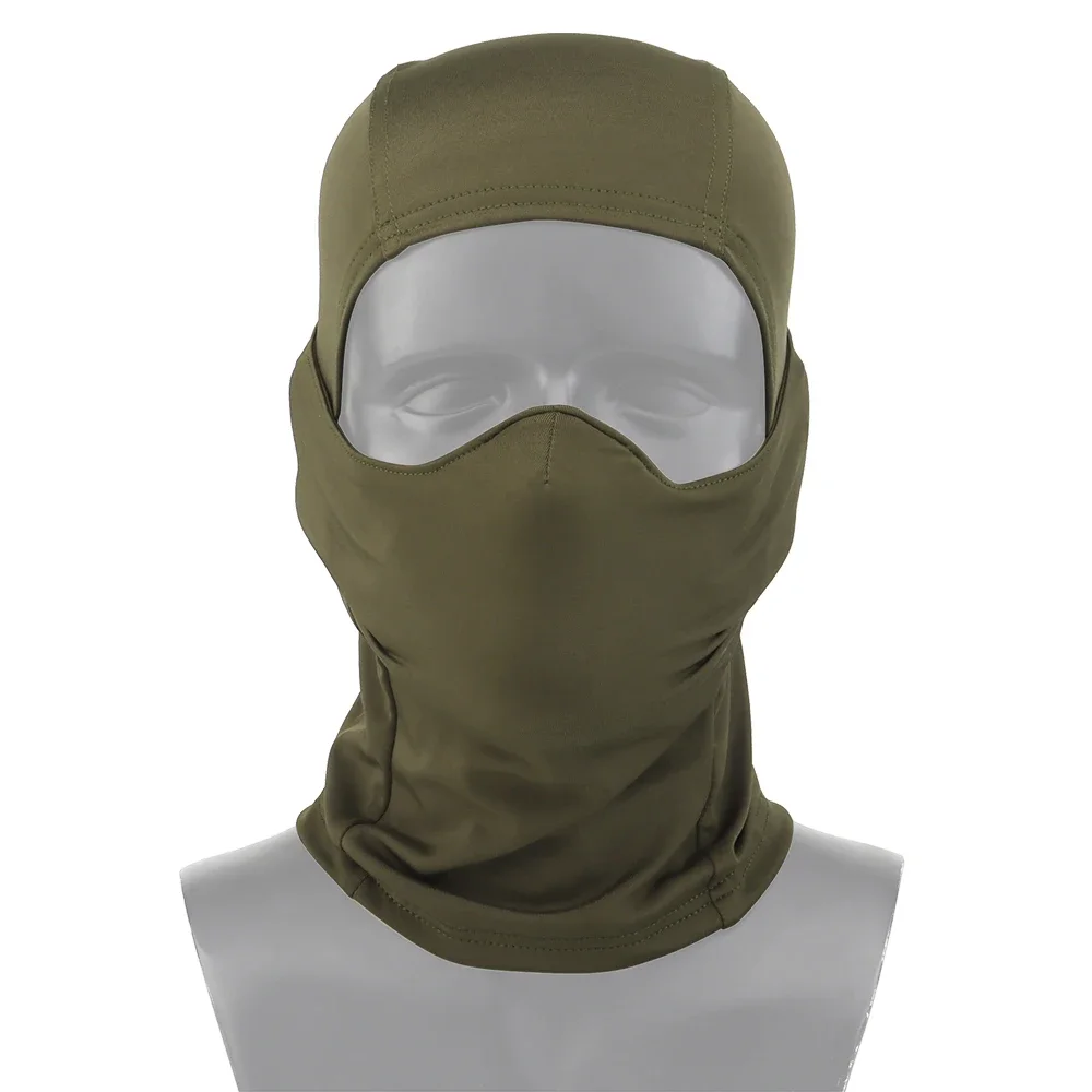 Balaclava táctica siliconaUV verde camo airsoft outdoor - imagen 2