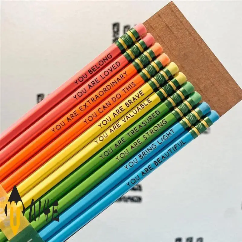 

Affirmation Pencil Set 2023 New Inspirational Pencils With Motivational Sayings Wooden Motivational Pencils As Shown 19X1x1cm