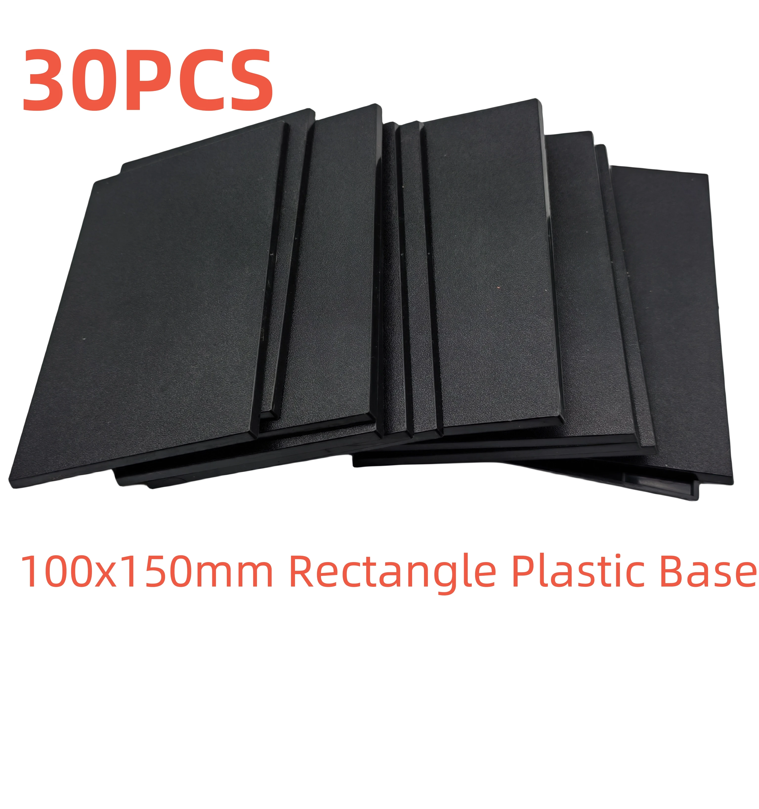 100x150mm Rectangle Plastic Bases for Miniature Models