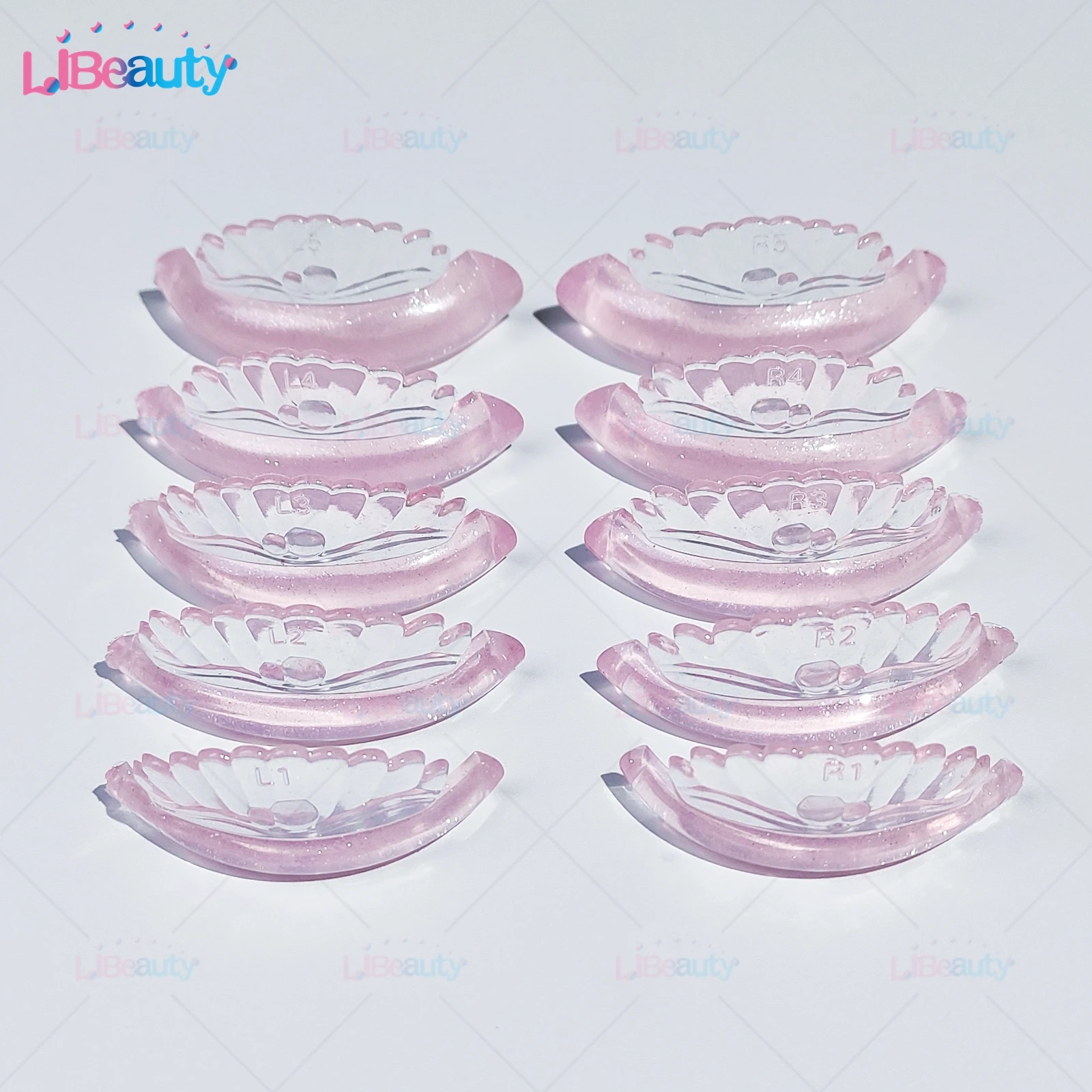 Libeauty Wholesale Silicone Eyelash Perm Pads Sticky Lashes Rod Shields Lift 3D Eyelash Curler Accessories Eyelash Lifting Tools