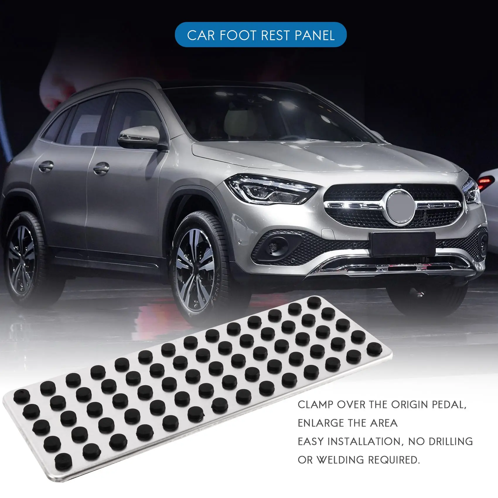 

Professional Car Foot Pedal Rest Pedal Pad For Mercedes Benz A B GLA CLA GLB Class W177 W247 X257 C118 X247 2019 2020